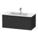 Duravit Meuble sous lavabo Ketho.2 101x48 cm, graphite mat, 1 tiroir, suspendu-1