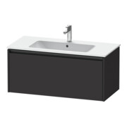 Duravit Meuble sous lavabo Ketho.2 101x48 cm, graphite mat, 1 tiroir, suspendu