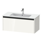 Duravit Meuble sous lavabo Ketho.2 101x48cm, blanc brillant, 1 tiroir, suspendu-1