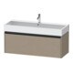 Duravit Meuble sous lavabo Ketho.2 118,4x46 cm, beige, 1 tiroir, suspendu-1