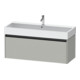 Duravit Meuble sous-lavabo Ketho.2 118,4x46 cm, béton gris, 1 tiroir, suspendu-1
