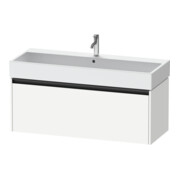 Duravit Meuble sous lavabo Ketho.2 118,4x46 cm, blanc mat, 1 tiroir, suspendu