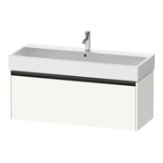 Duravit Meuble sous-lavabo Ketho.2 118,4x46 cm, blanc mat, 1 tiroir, suspendu