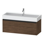 Duravit Meuble sous-lavabo Ketho.2 118,4x46 cm, noyer foncé, 1 tiroir, suspendu