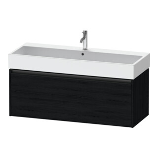Duravit Meuble sous lavabo Ketho.2 118,4x46cm, blanc œuf, 1 tiroir, suspendu