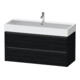 Duravit Meuble sous-lavabo Ketho.2 118,4x46cm, blanc œuf, 2 tiroirs, suspendu-1