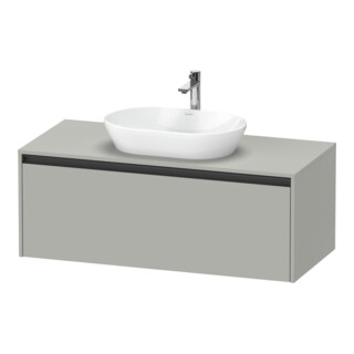 Duravit Meuble sous lavabo Ketho.2 120x55 cm, blanc mat, 1 découpe, suspendu