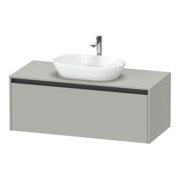 Duravit Meuble sous lavabo Ketho.2 120x55 cm, blanc mat, 1 découpe, suspendu-1