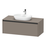 Duravit Meuble sous lavabo Ketho.2 120x55 cm, blanc mat, 1 découpe, suspendu