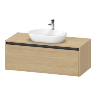Duravit Meuble sous-lavabo Ketho.2 120x55 cm, E N, Pl m 1 découpe, suspendu