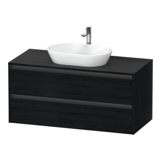 Duravit Meuble sous-lavabo Ketho.2 120x55 cm, E s, Pl m 1 découpe, suspendu