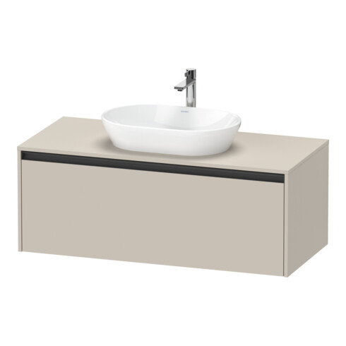 Duravit Meuble sous-lavabo Ketho.2 120x55 cm, T m, Pl m 1 découpe, suspendu