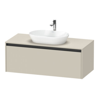Duravit Meuble sous-lavabo Ketho.2 120x55 cm, T m, Pl m 1 découpe, suspendu