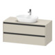 Duravit Meuble sous lavabo Ketho.2 120x55 cm, T m, Pl m 1 découpe, suspendu-1