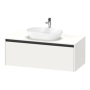 Duravit Meuble sous-lavabo Ketho.2 120x55cm, blanc mat, 1 découpe, suspendu