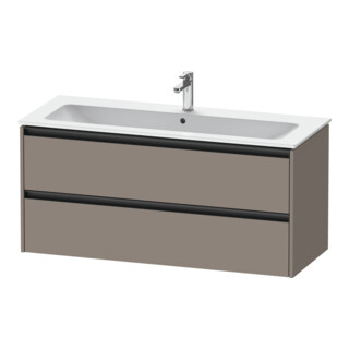 Duravit Meuble sous lavabo Ketho.2 121x48 cm, blanc mat, 2 tiroirs, suspendu