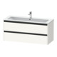 Duravit Meuble sous lavabo Ketho.2 121x48 cm, blanc mat, 2 tiroirs, suspendu-1