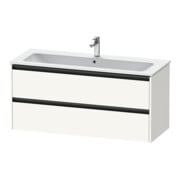 Duravit Meuble sous lavabo Ketho.2 121x48 cm, blanc mat, 2 tiroirs, suspendu