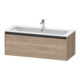 Duravit Meuble sous lavabo Ketho.2 121x48 cm, œuf marbré, 1 tiroir, suspendu-1
