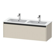 Duravit Meuble sous-lavabo Ketho.2 128x48x44 cm, 1 tiroir, suspendu, taupe mat