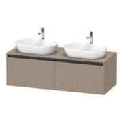 Duravit Meuble sous lavabo Ketho.2 140x55 cm, 2 tiroirs, suspendu, B double-1