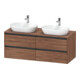 Duravit Meuble sous-lavabo Ketho.2 140x55 cm, B bs, N Nat, 4 tiroirs, suspendu-1