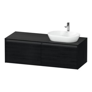 Duravit Meuble sous lavabo Ketho.2 140x55 cm, D, blanc, 2 tiroirs, suspendu
