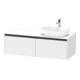 Duravit Meuble sous lavabo Ketho.2 140x55 cm, D, blanc mat, 2 tiroirs, suspendu-1