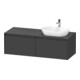 Duravit Meuble sous lavabo Ketho.2 140x55 cm, D, graphite mat, 2 tiroirs, suspendu-1