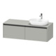 Duravit Meuble sous-lavabo Ketho.2 140x55 cm, D R, bg ma, 2 tiroirs, suspendu-1
