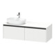 Duravit Meuble sous lavabo Ketho.2 140x55 cm, G gauche, blanc mat, 2 tiroirs, suspendu-1