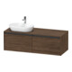 Duravit Meuble sous lavabo Ketho.2 140x55 cm, L G, N foncé, 2 tiroirs, suspendu-1