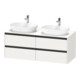 Duravit Meuble sous-lavabo Ketho.2 140x55cm, B bs, blanc mat, 4 tiroirs, suspendu-1