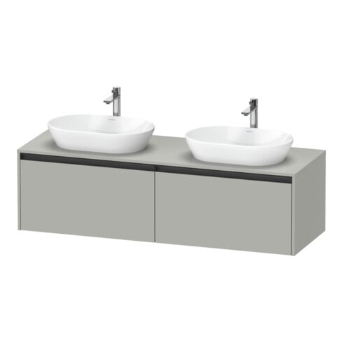 Duravit Meuble sous-lavabo Ketho.2 160x55 cm, B bs, bg ma, 2 tiroirs, suspendu