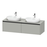 Duravit Meuble sous-lavabo Ketho.2 160x55 cm, B bs, bg ma, 2 tiroirs, suspendu