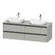 Duravit Meuble sous lavabo Ketho.2 160x55 cm, B bs, bg ma, 4 tiroirs, suspendu-1
