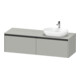 Duravit Meuble sous lavabo Ketho.2 160x55 cm, blanc brillant, 2 tiroirs, suspendu-1