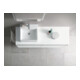 Duravit Meuble sous lavabo Ketho.2 160x55 cm, G gauche, blanc mat, 2 tiroirs, suspendu