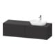 Duravit Meuble sous-lavabo Ketho.2 160x55 cm, gris mat, 2 tiroirs, suspendu-1