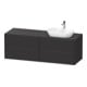 Duravit Meuble sous lavabo Ketho.2 160x55 cm, gris mat, 4 tiroirs, suspendu-1