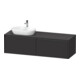 Duravit Meuble sous lavabo Ketho.2 160x55 cm, L G, gris mat, 2 tiroirs, suspendu-1