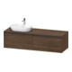 Duravit Meuble sous lavabo Ketho.2 160x55 cm, L P, N foncé, 2 tiroirs, suspendu-1