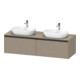 Duravit Meuble sous-lavabo Ketho.2 160x55cm, 2 tiroirs, suspendu, B double, laqué-1