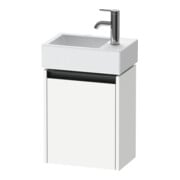 Duravit Meuble sous-lavabo Ketho.2 36,4x23,8 cm, à droite, blanc mat, 1 porte, suspendu