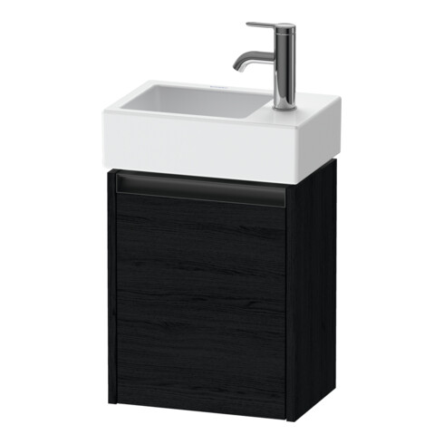 Duravit Meuble sous lavabo Ketho.2 36,4x23,8 cm, à gauche, blanc œuf, 1 porte, suspendu