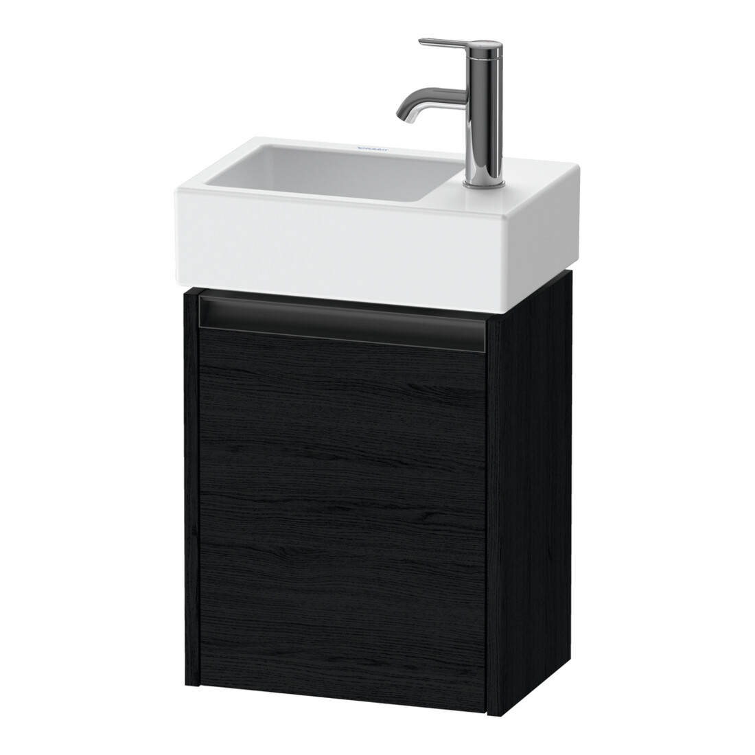 Duravit Meuble sous lavabo Ketho.2 36,4x23,8 cm, à gauche, blanc œuf, 1 porte, suspendu