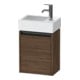Duravit Meuble sous lavabo Ketho.2 36,4x23,8 cm, à gauche, chêne foncé, 1 porte, suspendu-1