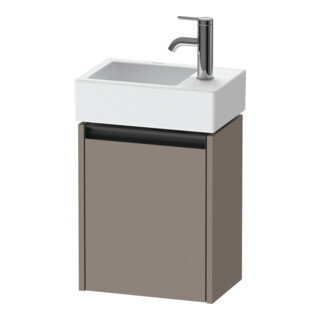 Duravit Meuble sous lavabo Ketho.2 36,4x23,8 cm, angle gauche, 1 porte, suspendu