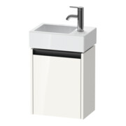 Duravit Meuble sous lavabo Ketho.2 36,4x23,8 cm, angle gauche, blanc brillant, 1 porte, suspendu-1