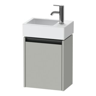 Duravit Meuble sous-lavabo Ketho.2 36,4x23,8 cm, angle gauche, blanc mat, 1 porte, suspendu